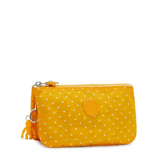 Kipling Creativity Large Printed Pouch Vesker Gul | NO 1117NW